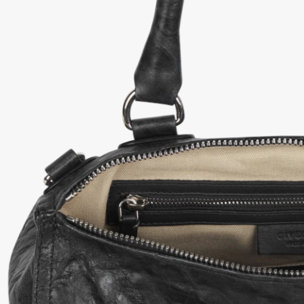 ***SOLD*** GIVENCHY Medium Pandora Bag in Black Aged Leather Like-new w Dust Bag - Picture 9 of 9